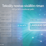 Enää geneerinen ja yleispätevä sisältö ei riitä